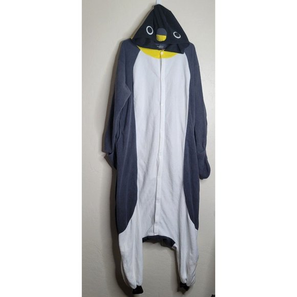 Unisex Adult NewCosplay Penguin Animal Pajamas Halloween Costume One Piece XL - Picture 1 of 8